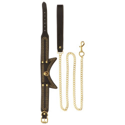 TABOOM Collier et Laisse Studded Vogue Noir